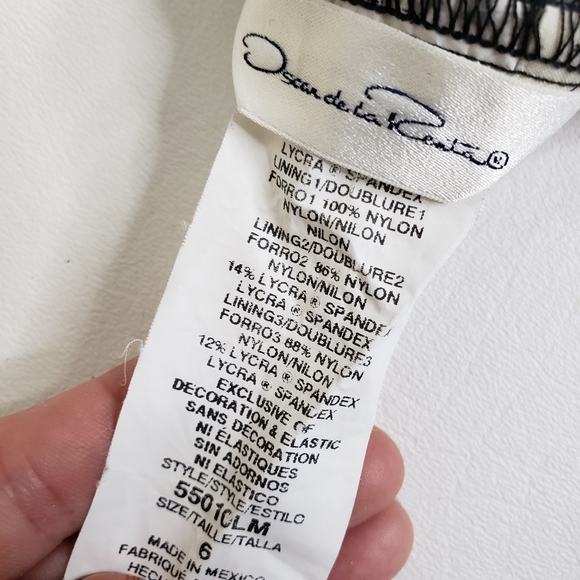 Oscar De La Renta Vintage One Piece Swimsuit - Picture 3 of 5